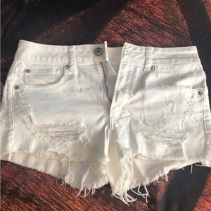 Distressed Jean Shorts
